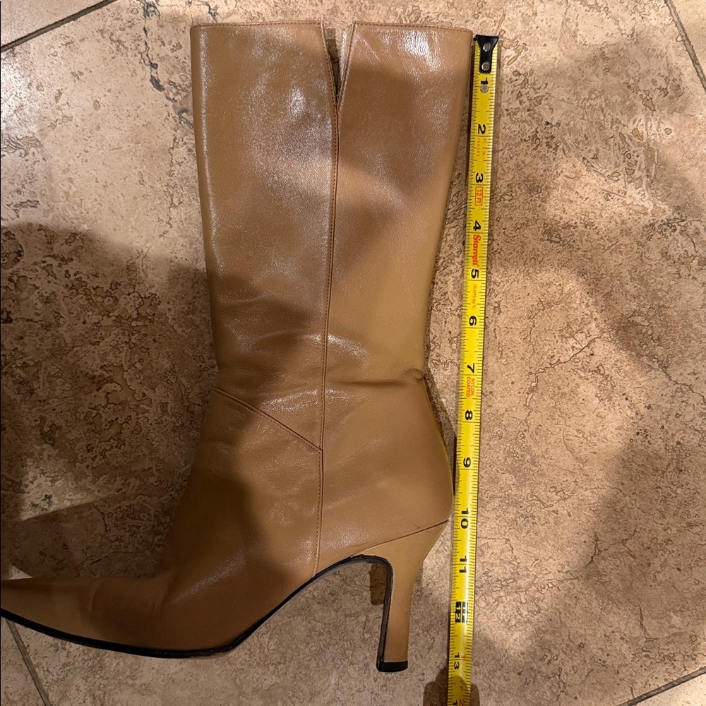 Stuart Weitzman Tan Heeled Boots - Picture 12 of 12